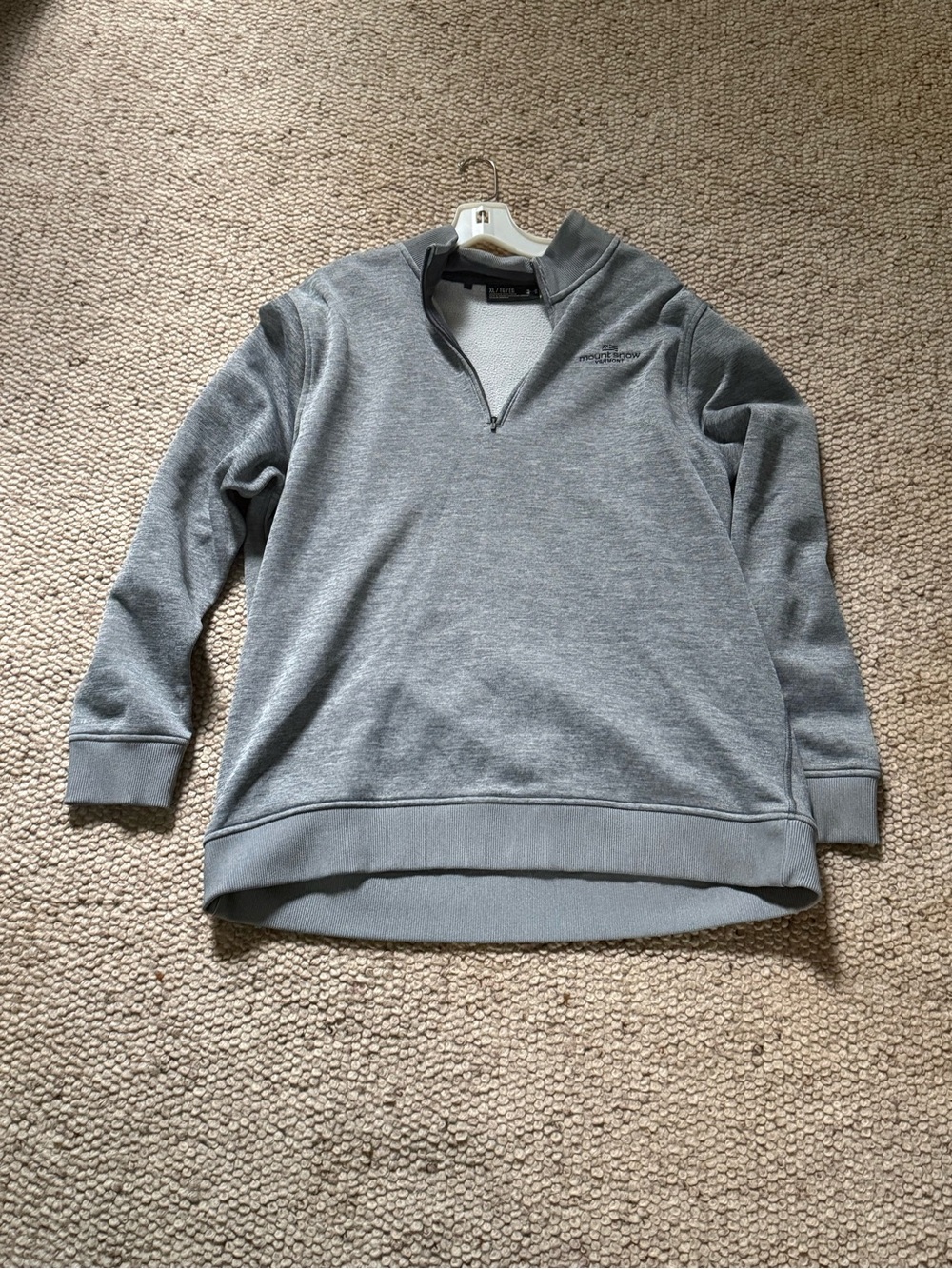 Under Armour Gray Quarter-Zip Sweater